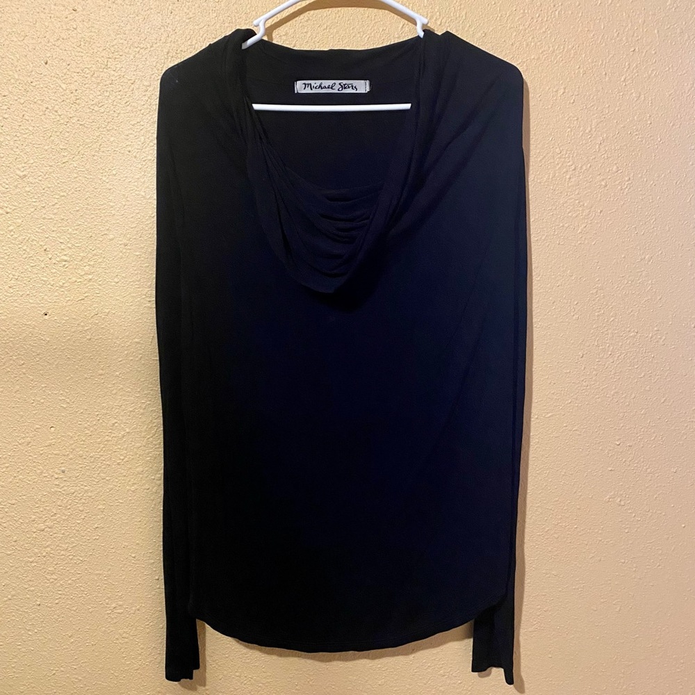 MICHAEL STARS cowl neck long sleeve